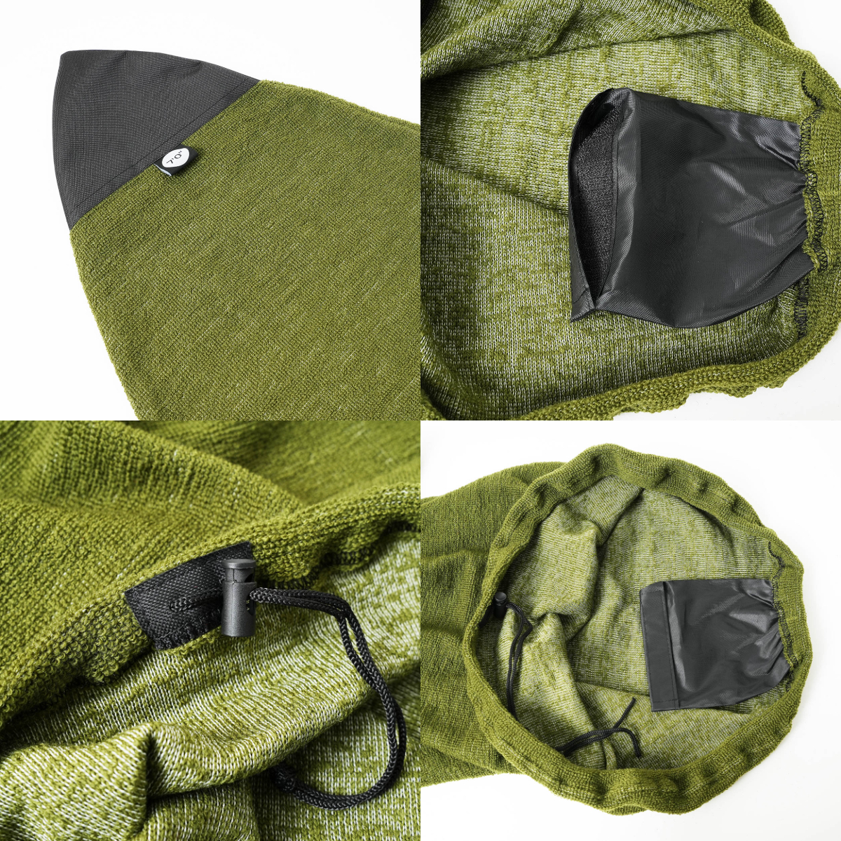 【SALE】CRAFTSMAN ORIGINAL KNIT CASE 7.0ft ROUND BLACK / POINT －BLACK・BEIGE・GREEN－